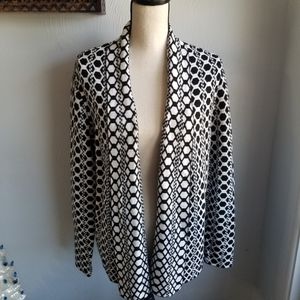 Chico's Reversible Geometric Cardigan